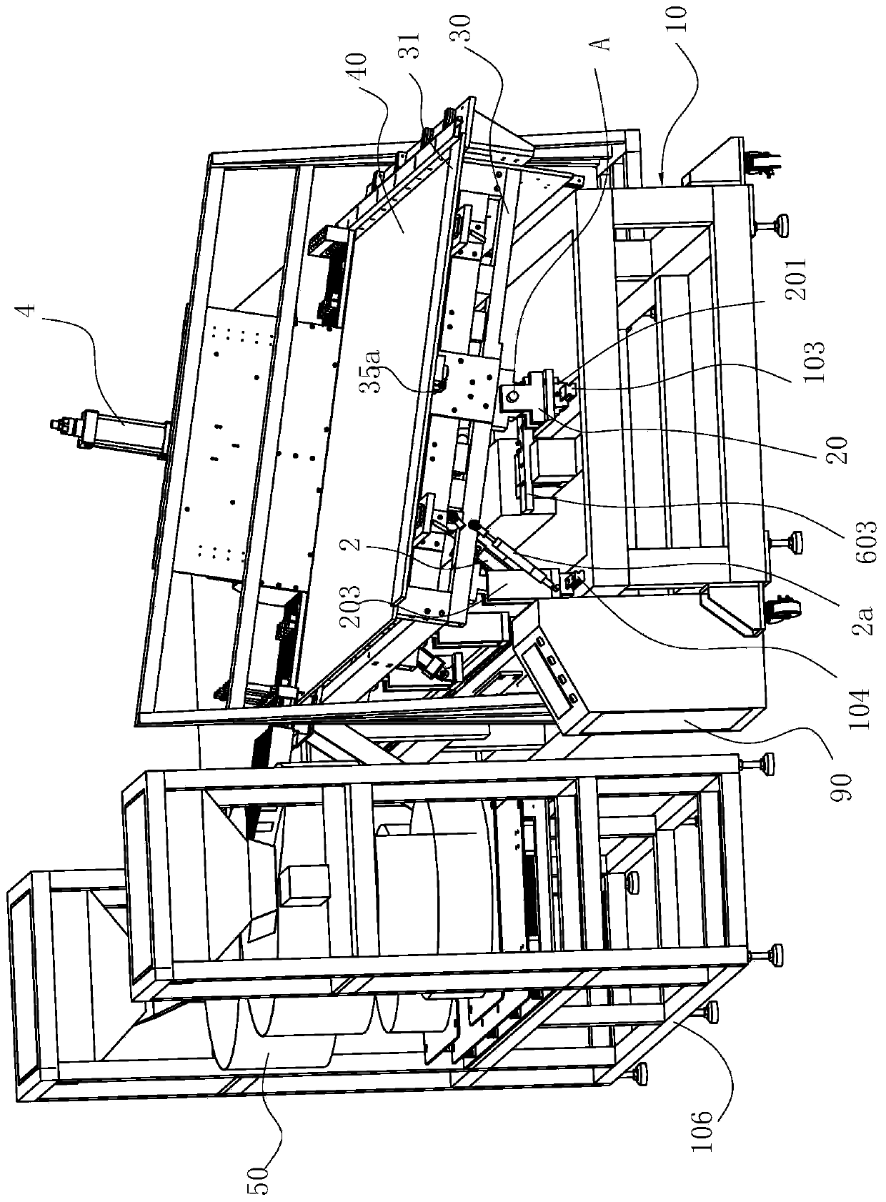 Automatic piece arranging machine and piece arranging method thereof