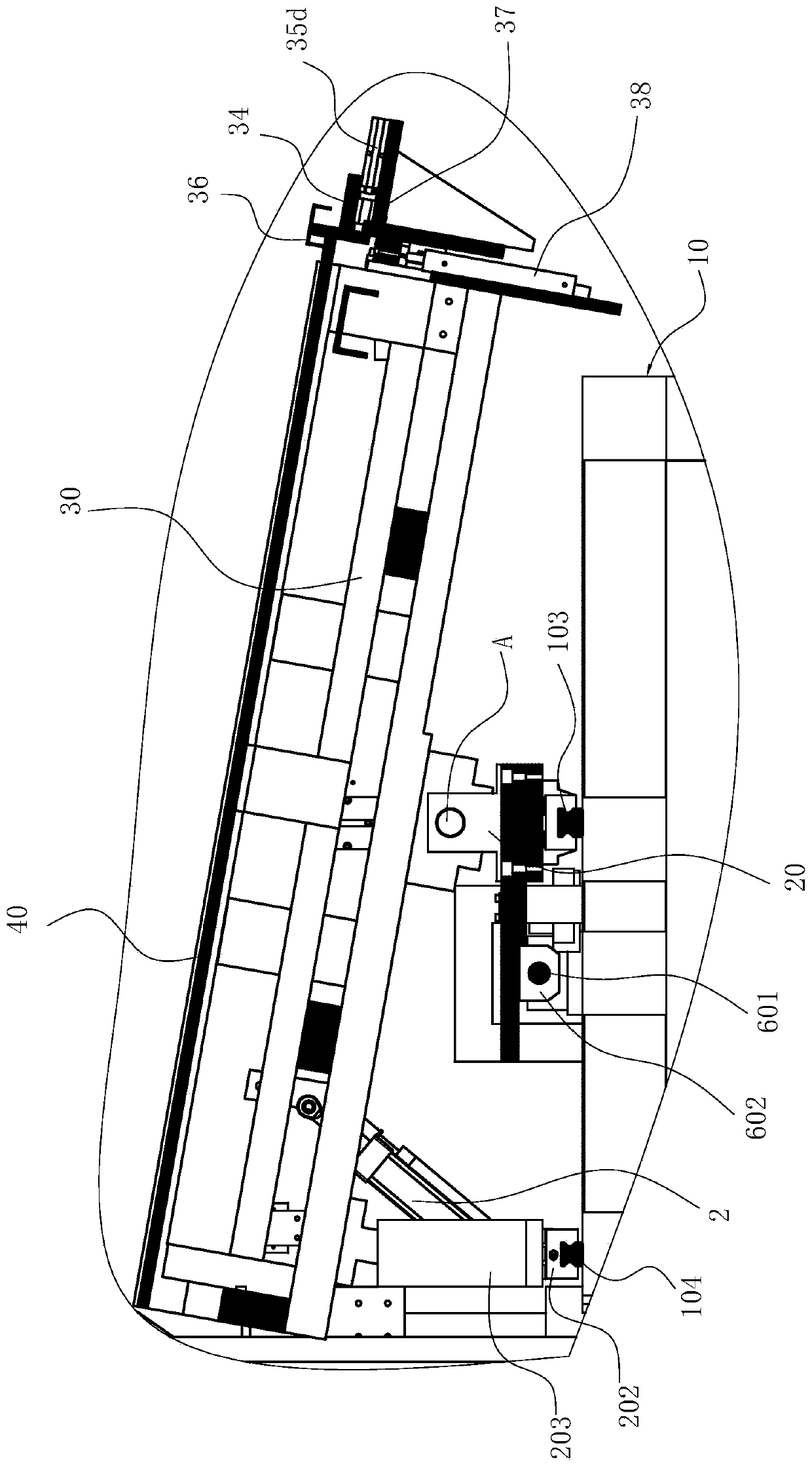 Automatic piece arranging machine and piece arranging method thereof