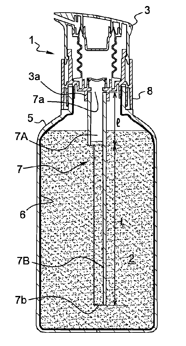 Device for Withdrawing and Dispensing a Viscous Product, Without Taking in Air