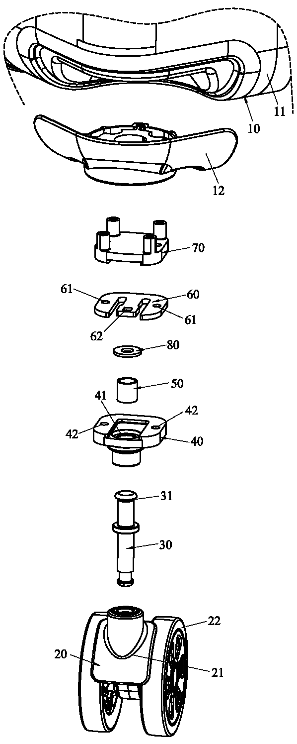 Trolley case with static display of weighing weight