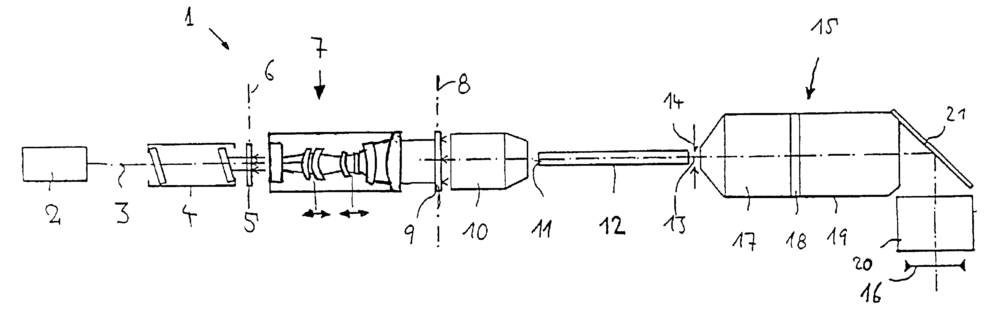 Zoom system for an illumination device