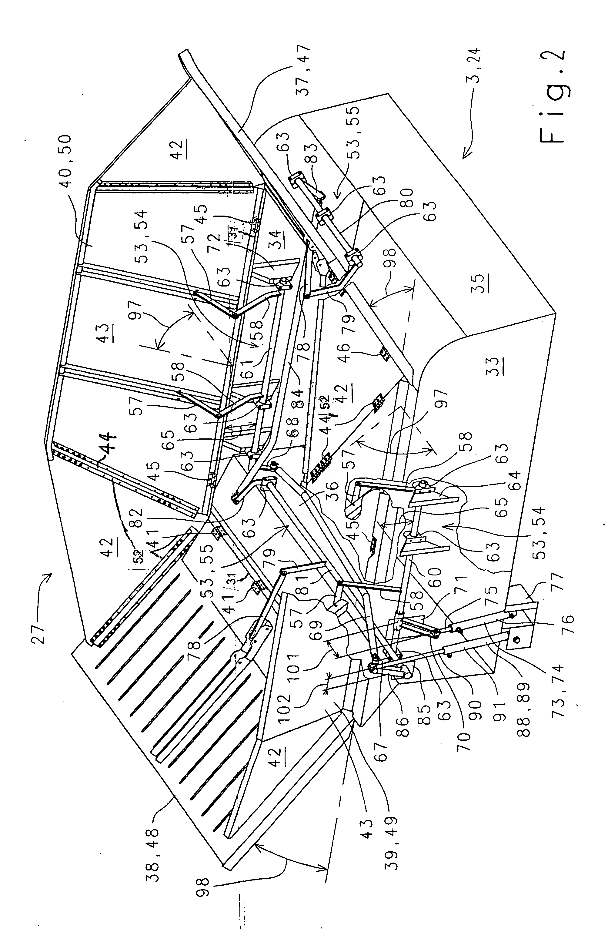 Device for increasing container volume