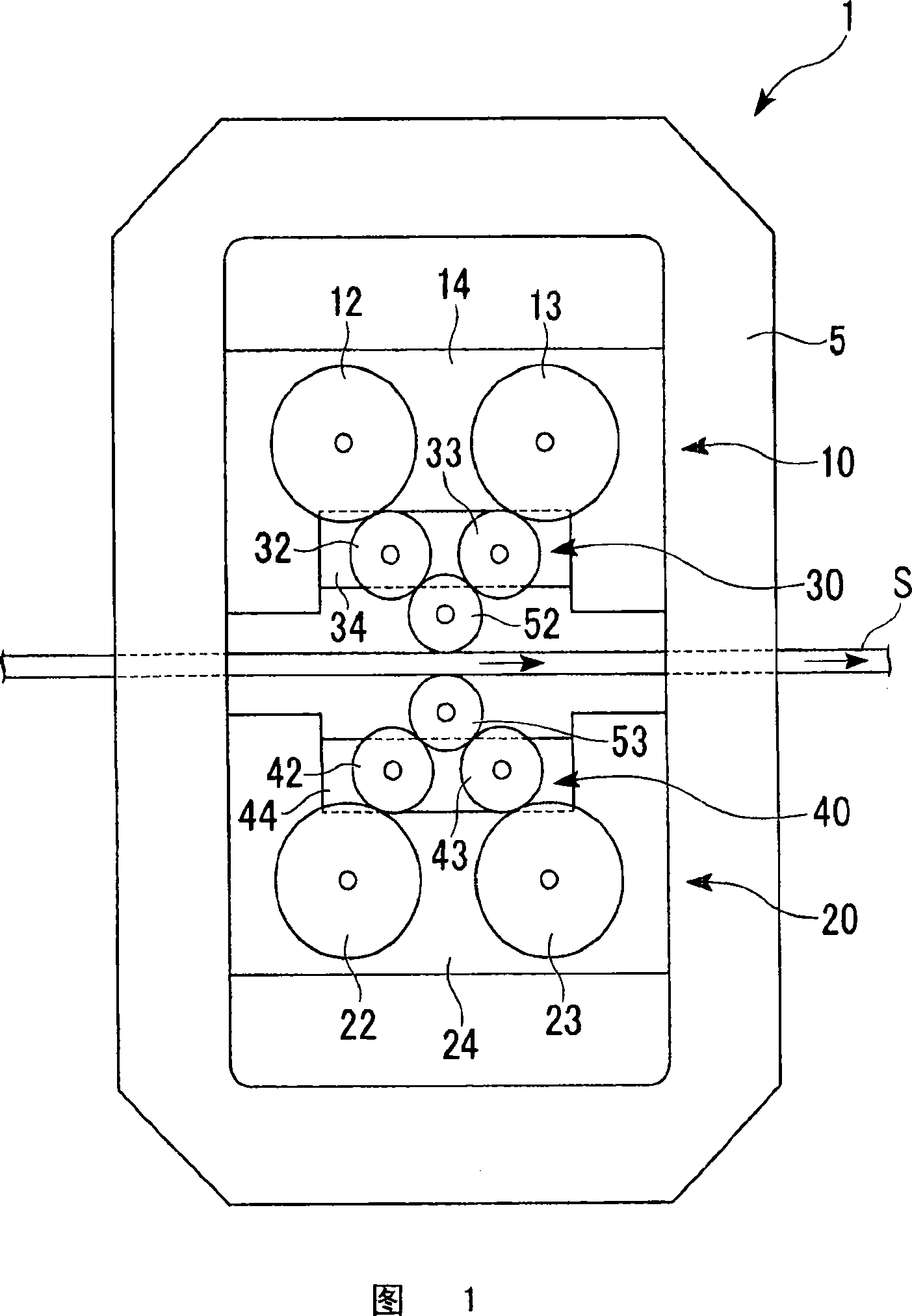 Series changing multi-stage rolling machine