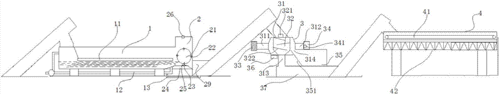 Waste plastic bottle label separation system and application thereof