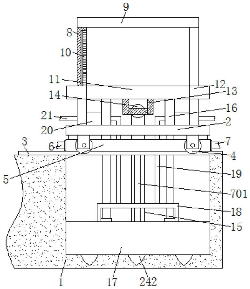 A wall connecting machine for building construction