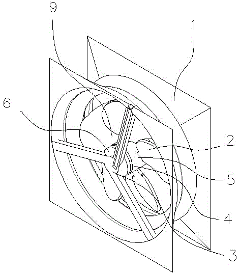 Mute axial flow fan