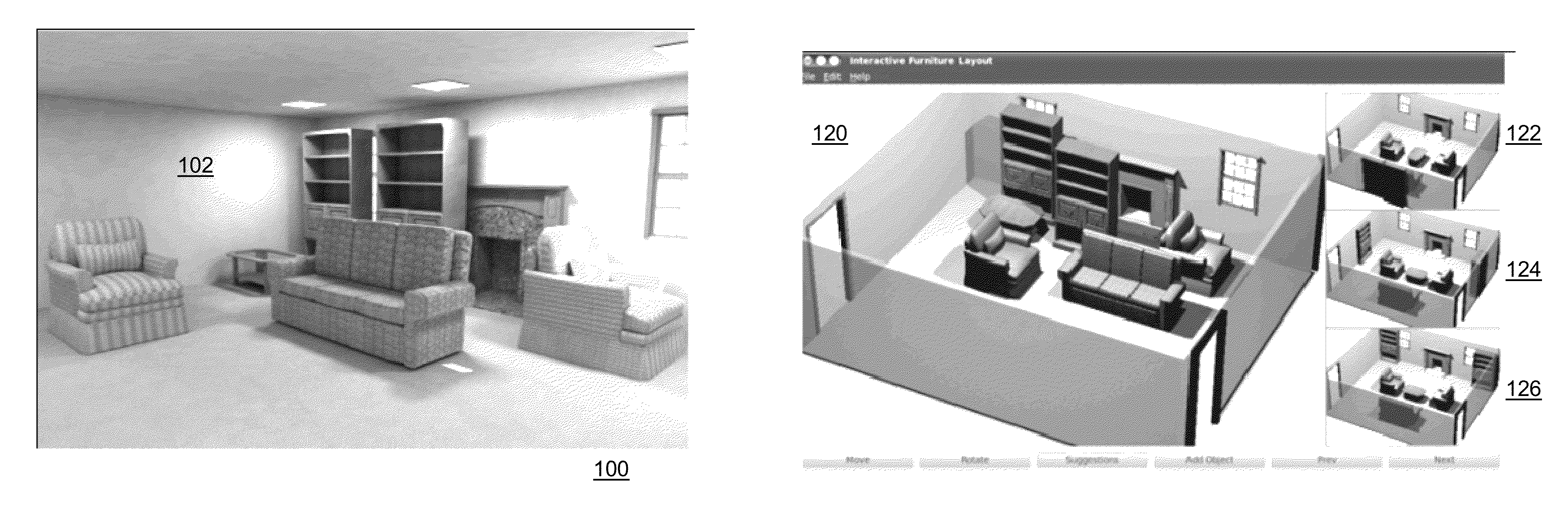 Method and system for interactive layout