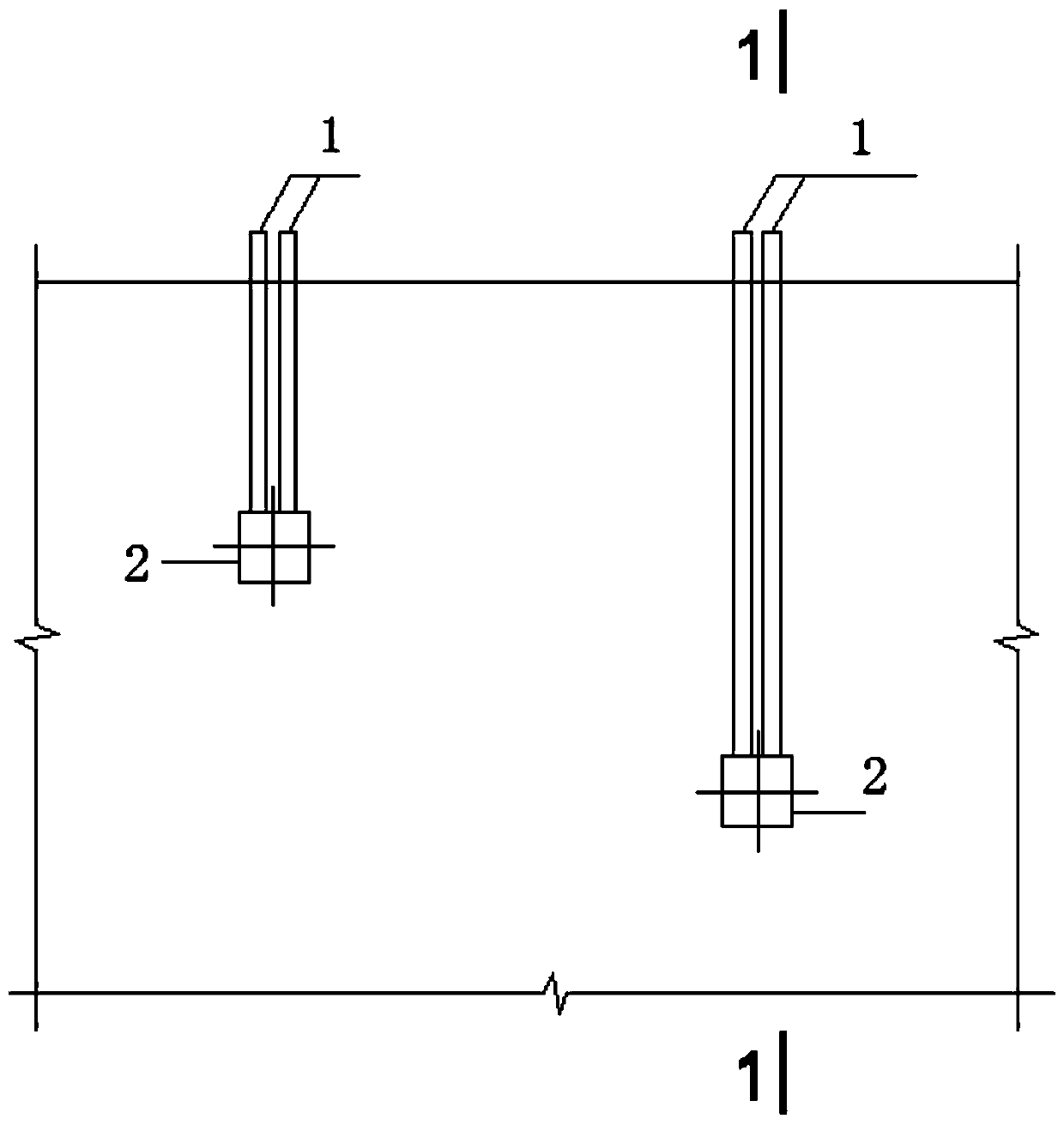 Embedded machine wire box structure and method of prefabricated panel
