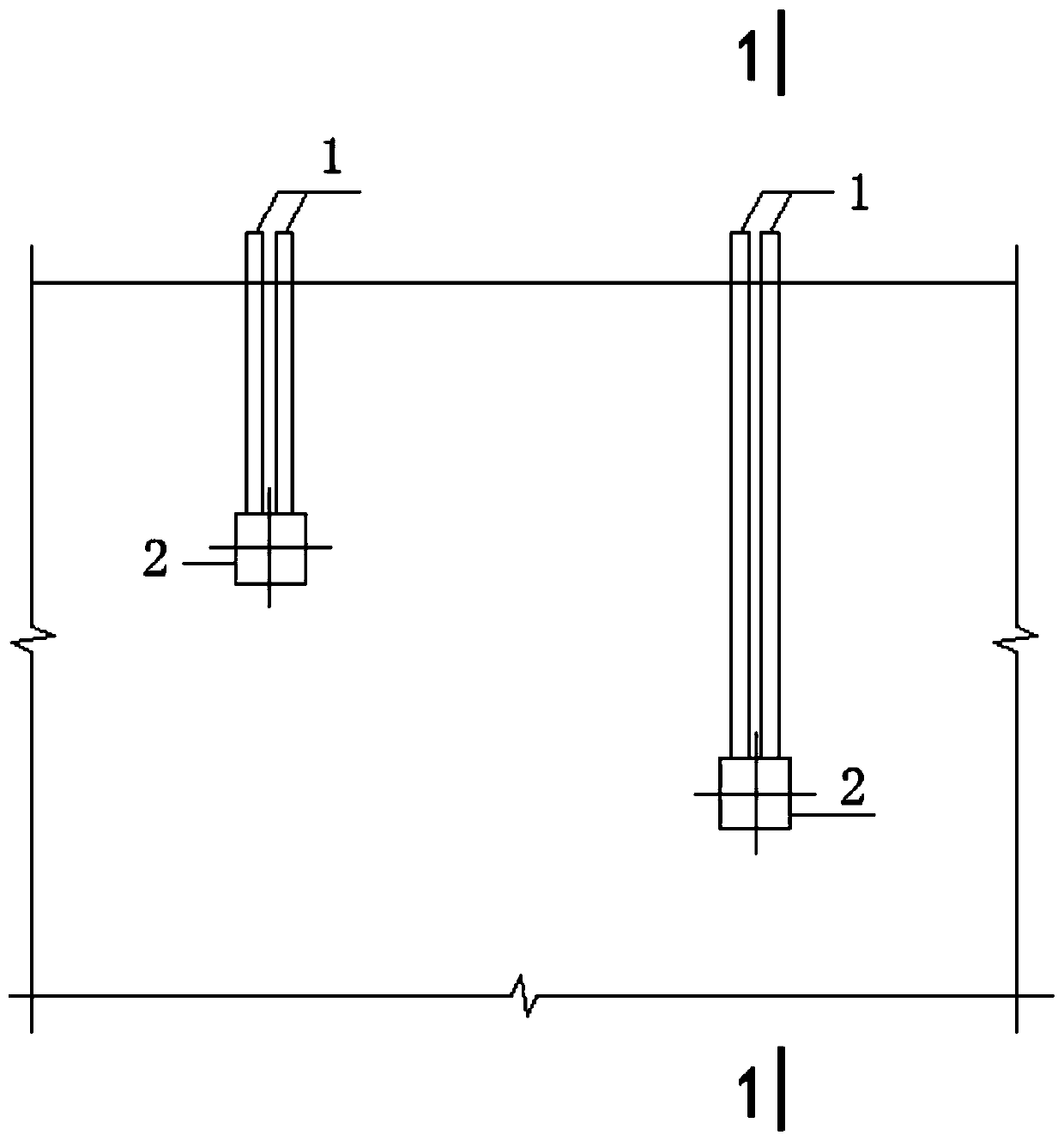 Embedded machine wire box structure and method of prefabricated panel