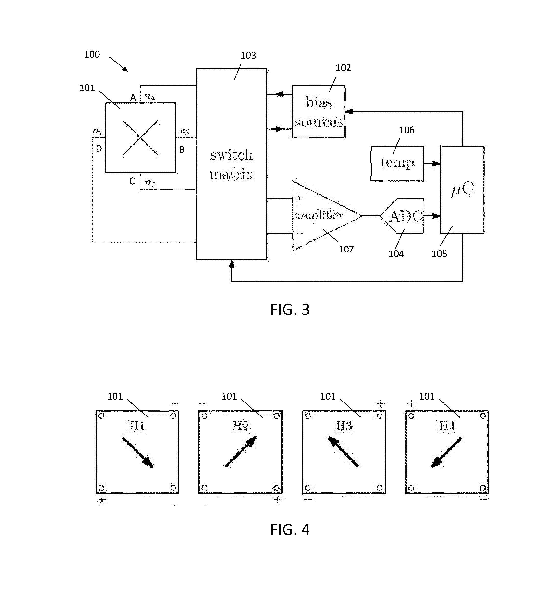 Hall Sensor Readout System with Offset Determination Using the Hall Element Itself