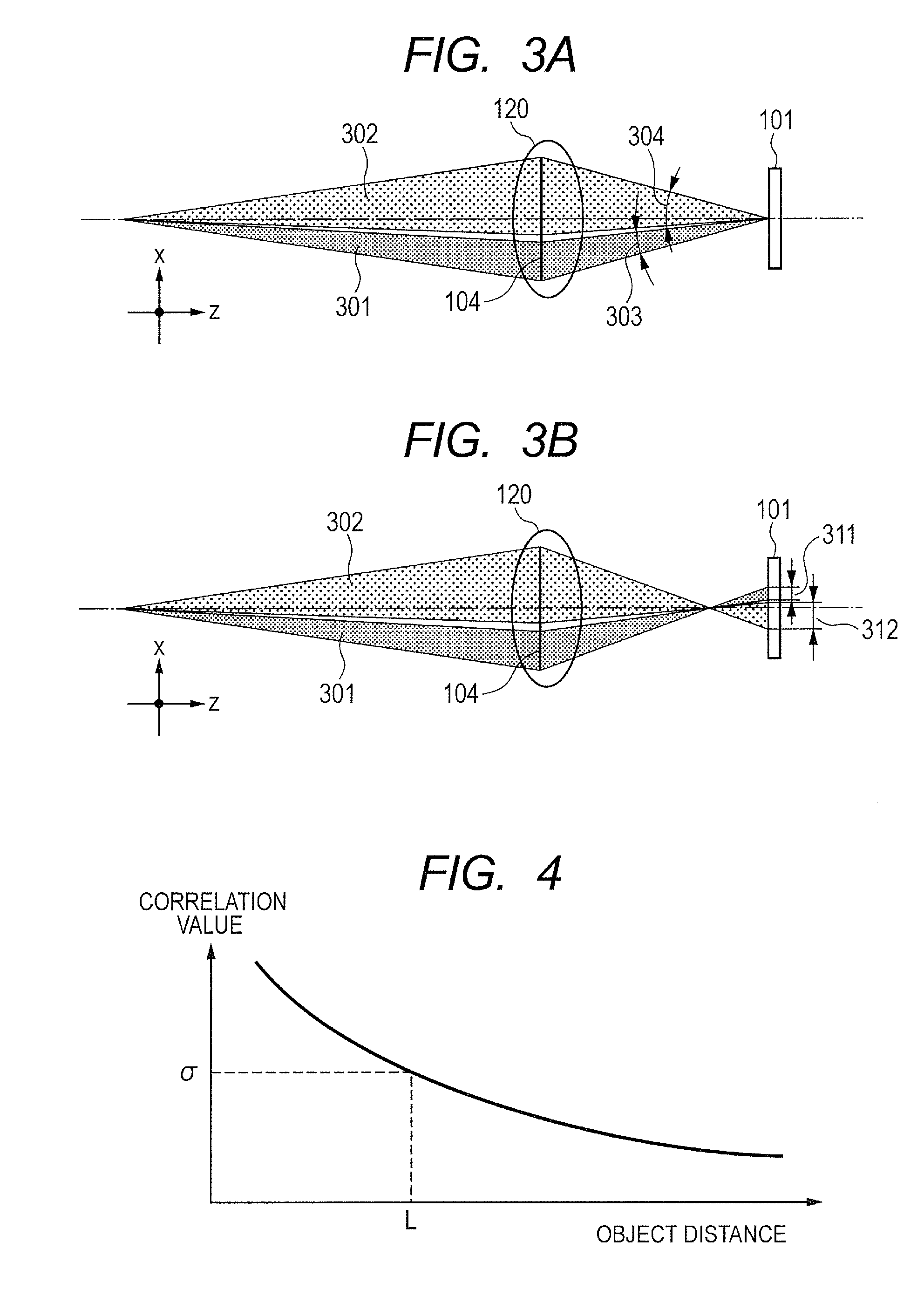Distance calculating apparatus, image pick-up apparatus using the same, distance calculating method, program for realizing distance calculation, and storage medium having the program stored thereon