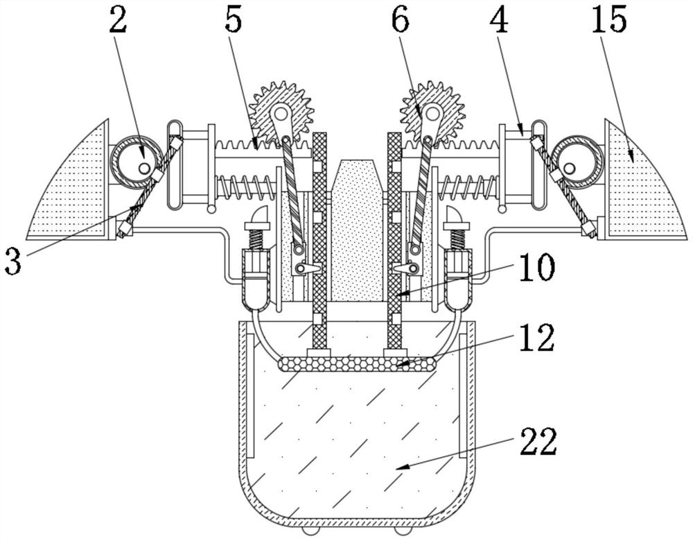 Environment-friendly deep aeration device for rural sewage treatment