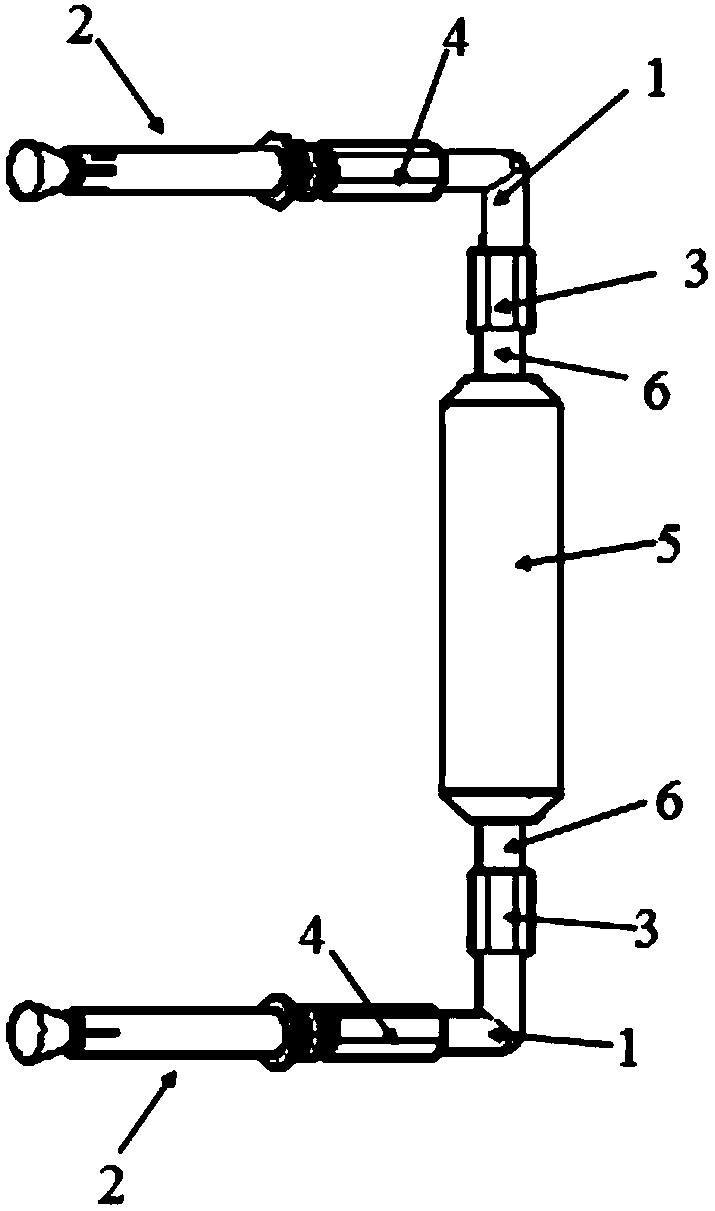 Concrete bridge crack reinforcement device