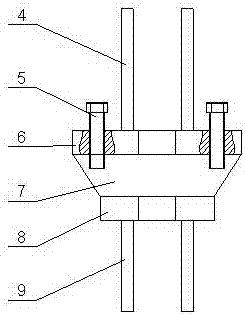 Method for eliminating suction between tower bottom plate and foundation in tower replacement construction
