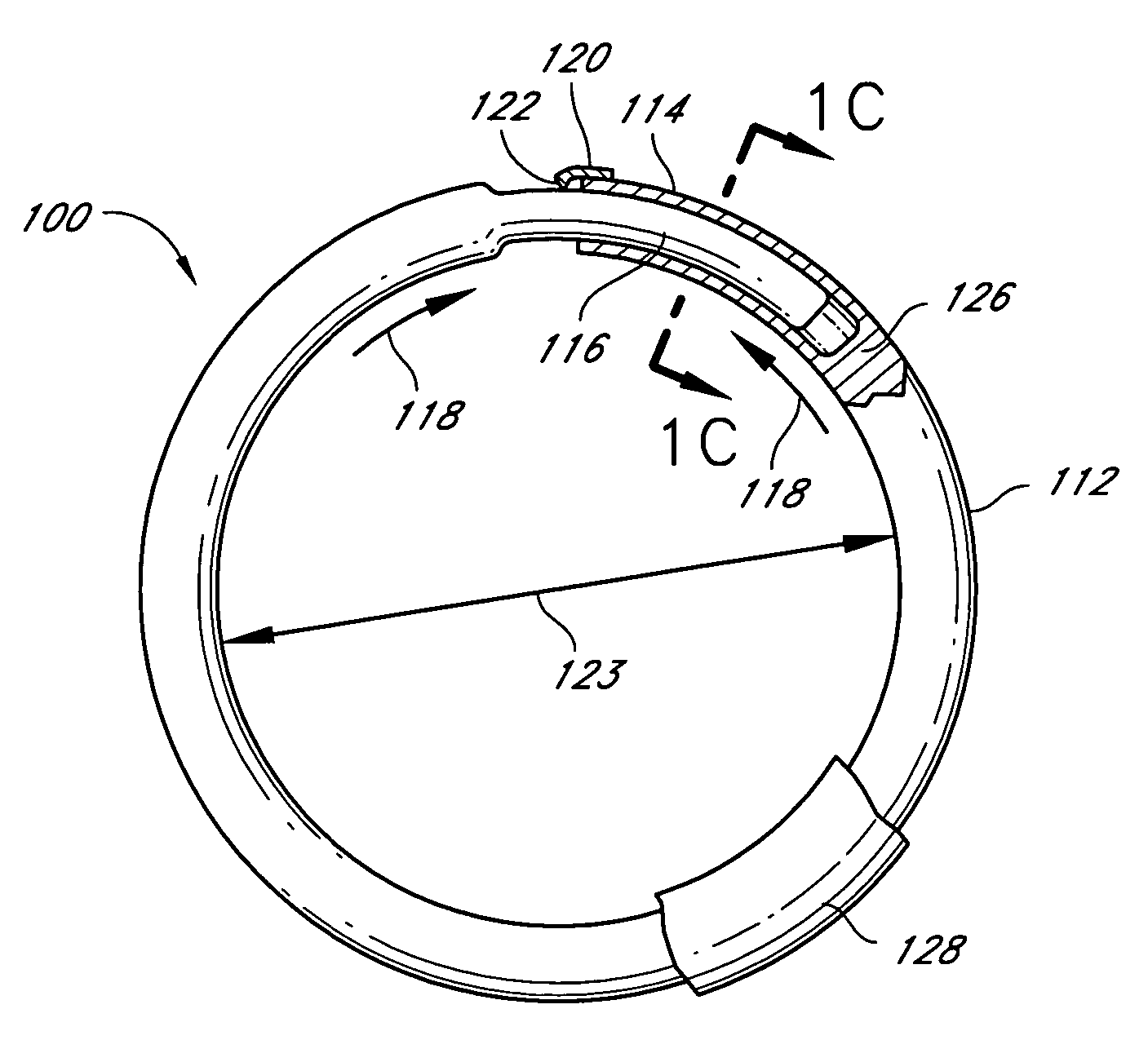 Cardiac valve implant with energy absorbing material