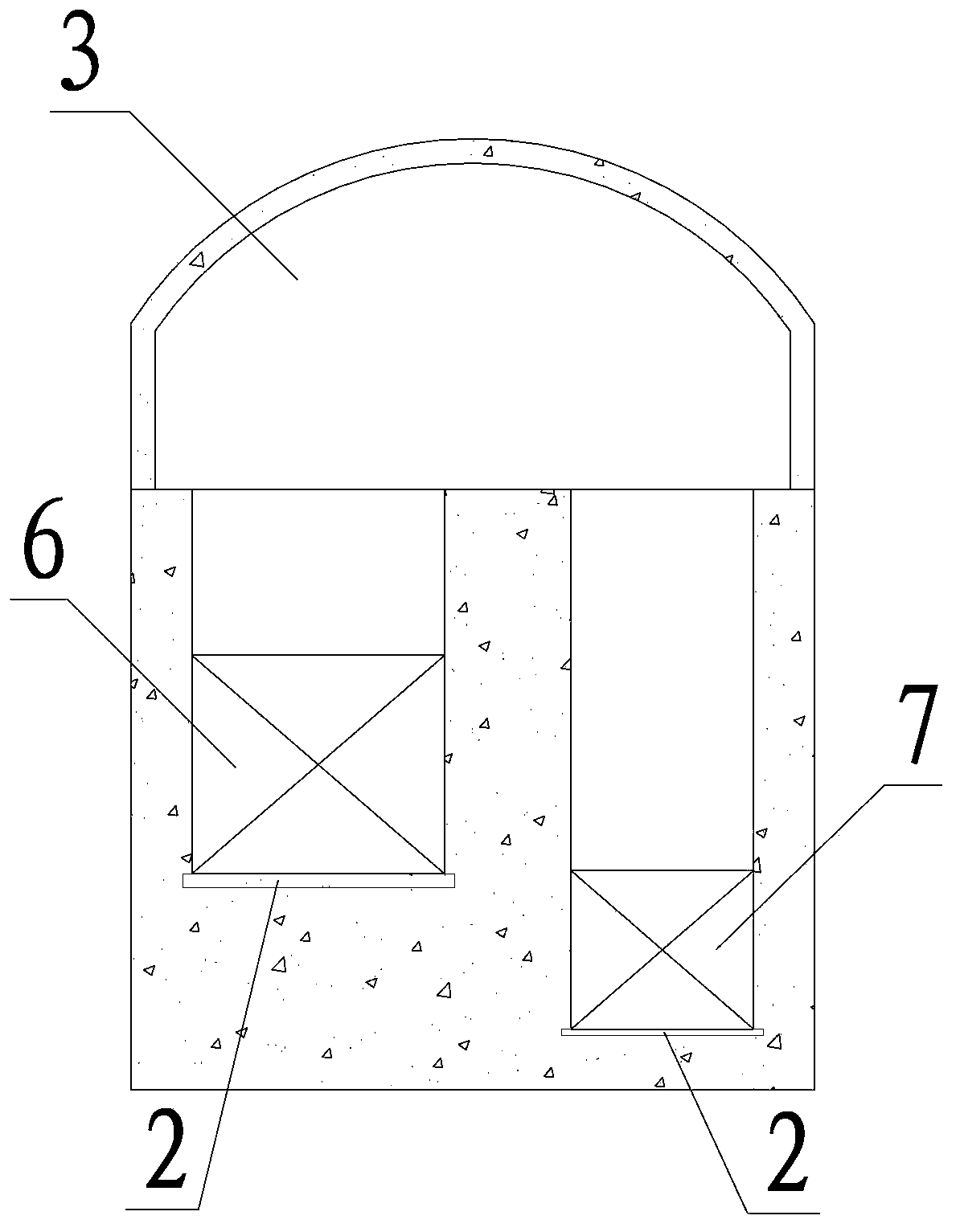 Multi-purpose tunnel arrangement structure