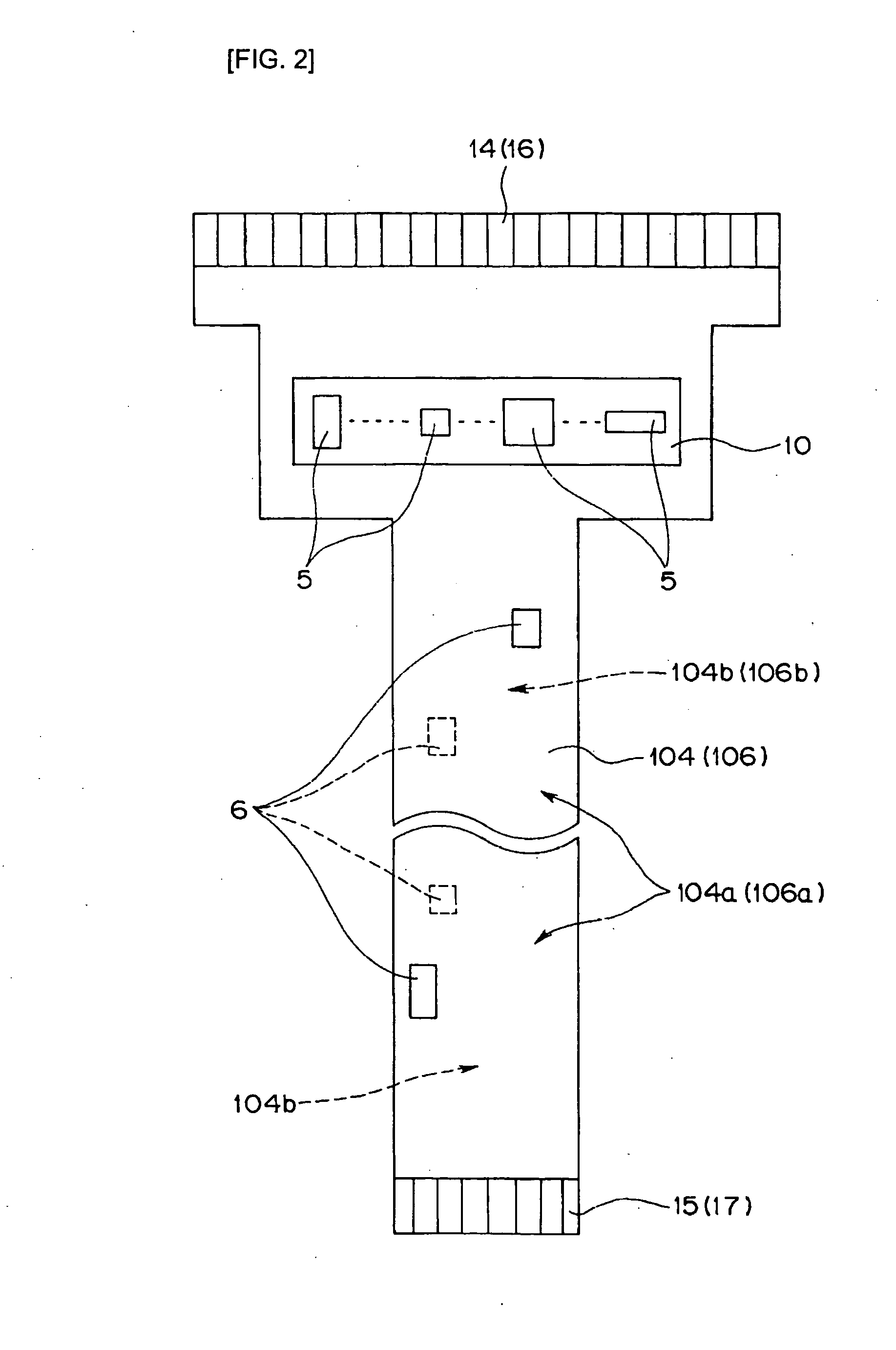 Electro-optical apparatus, flexible printed circuit board, manufacturing method for electro-optical apparatus, and electronic equipment