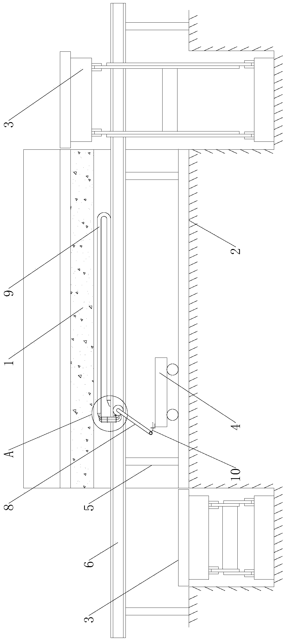 Lifting type circulating transportation device