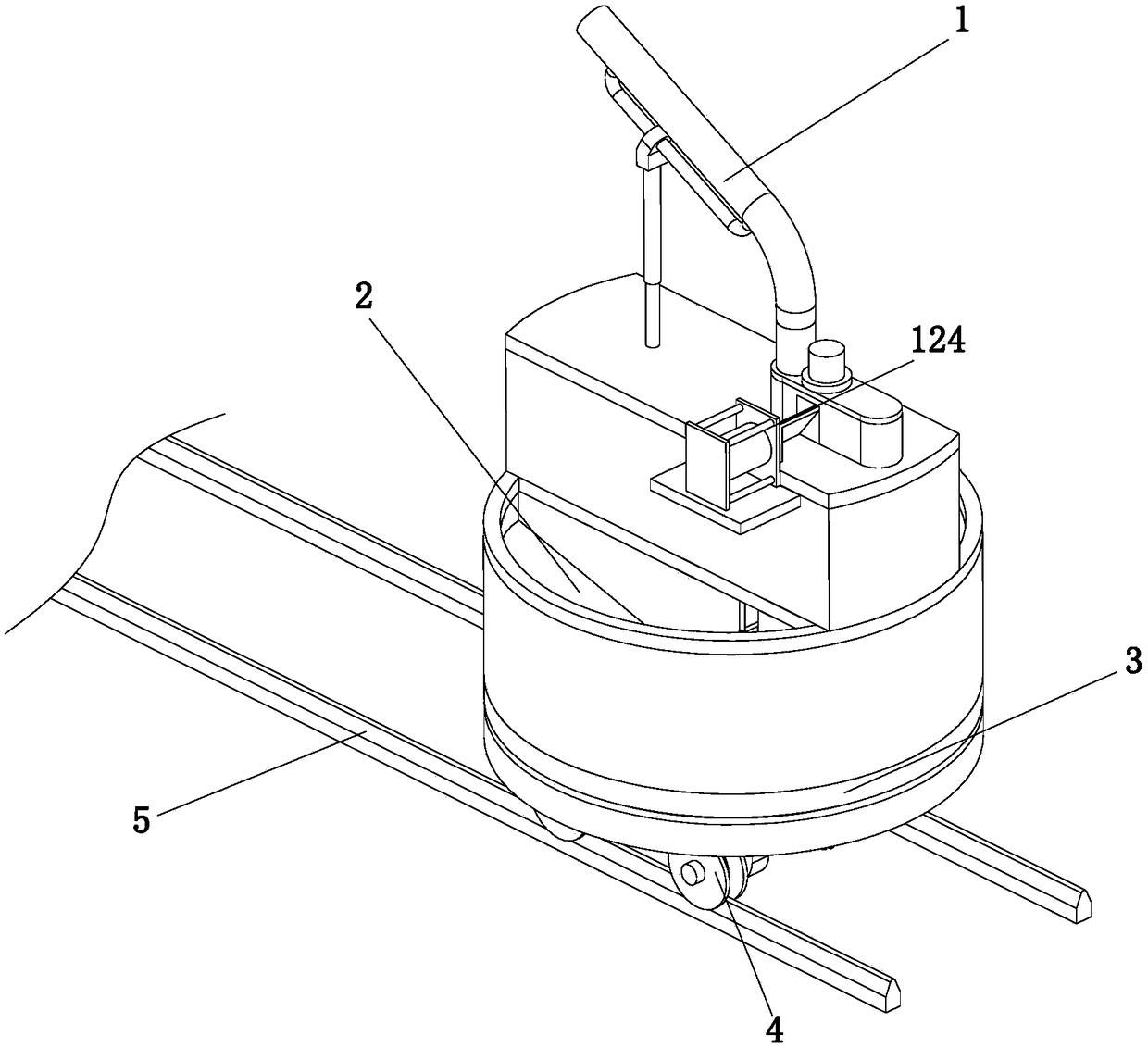 Working method of universal automatic ball serving device for tennis training