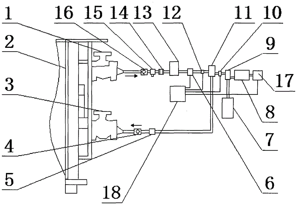 A transformer oil gas detection device