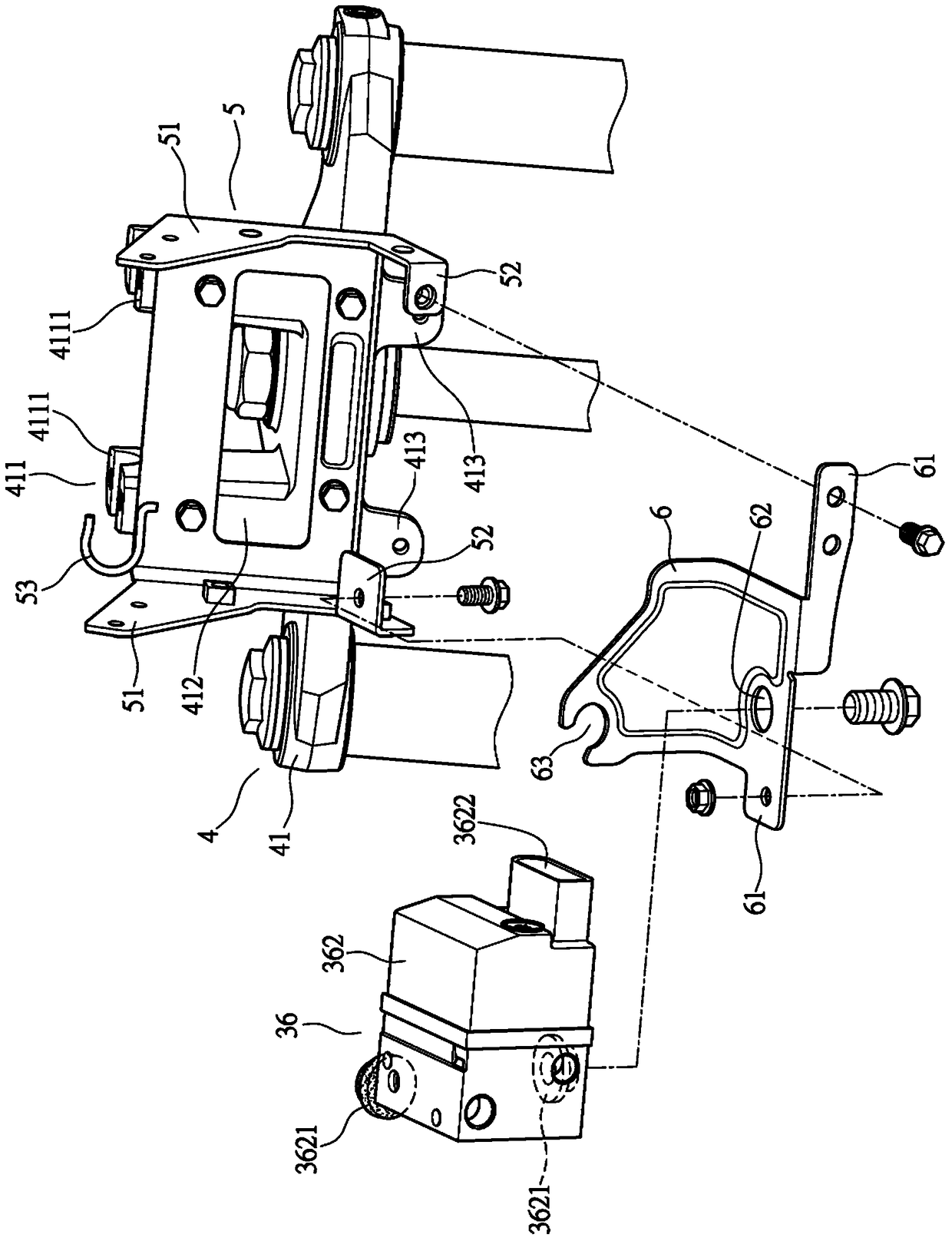 Control Unit Structure of Motorcycle Anti-skid Braking System