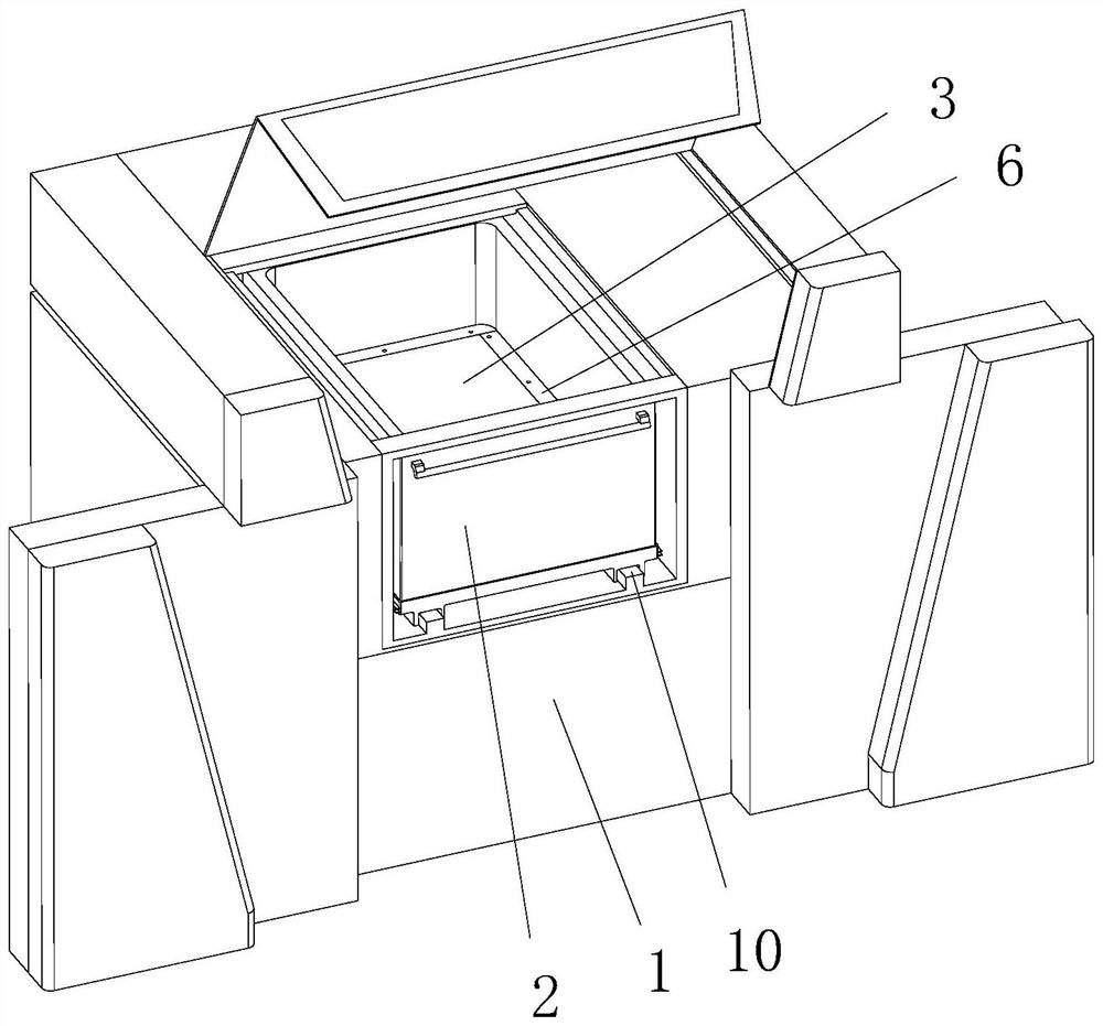 Forming box mechanism for 3DP printing technology