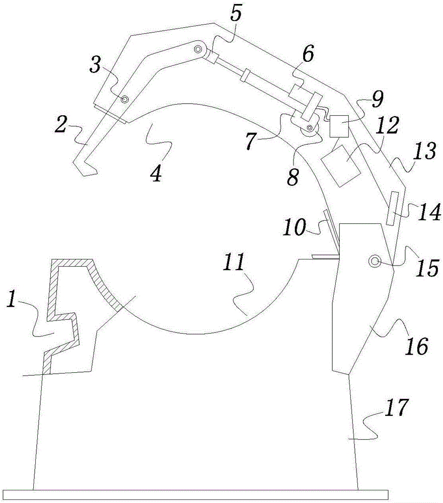 Locking device for power transmission line detector