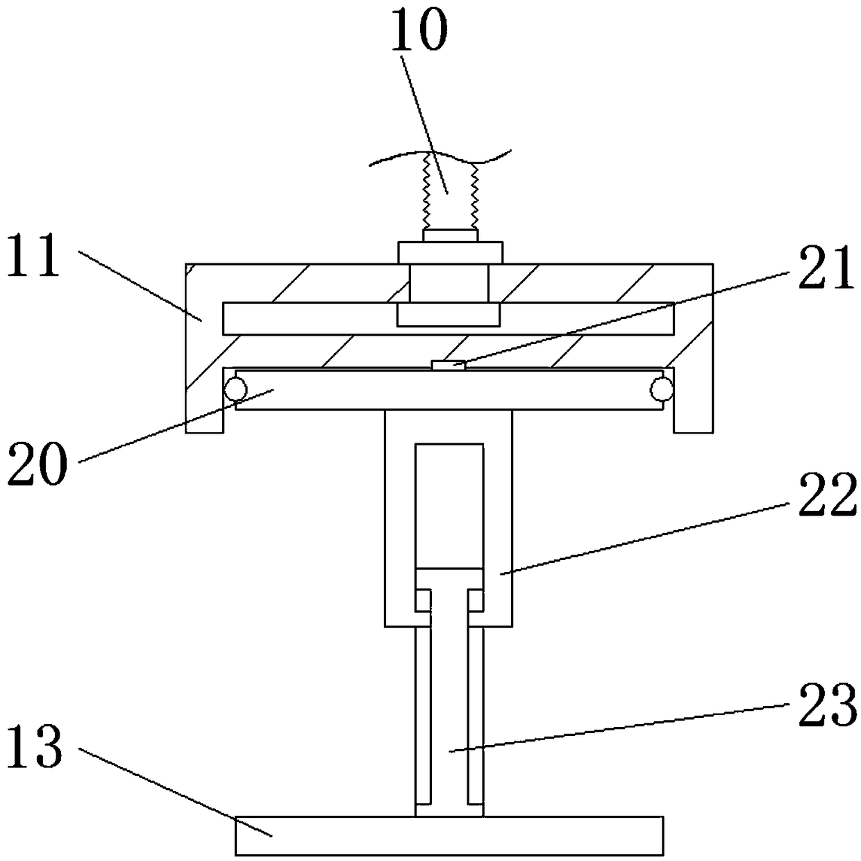 Medicine triturating device for traditional Chinese medicine processing