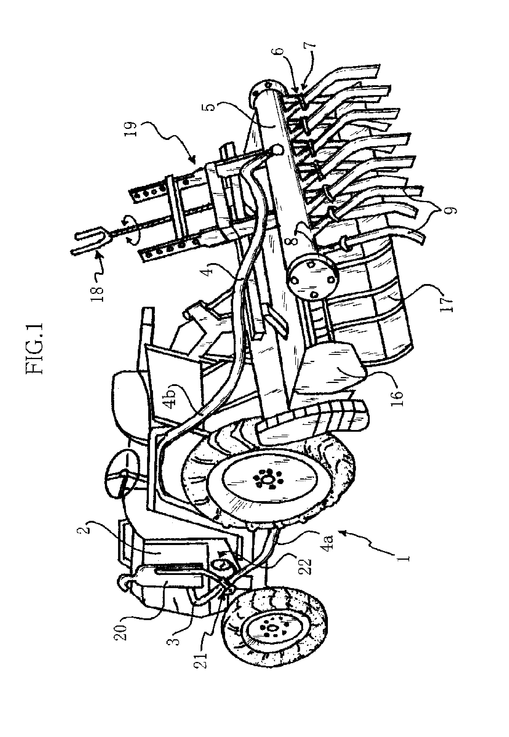Soil pasteurizing apparatus and method using exhaust gas