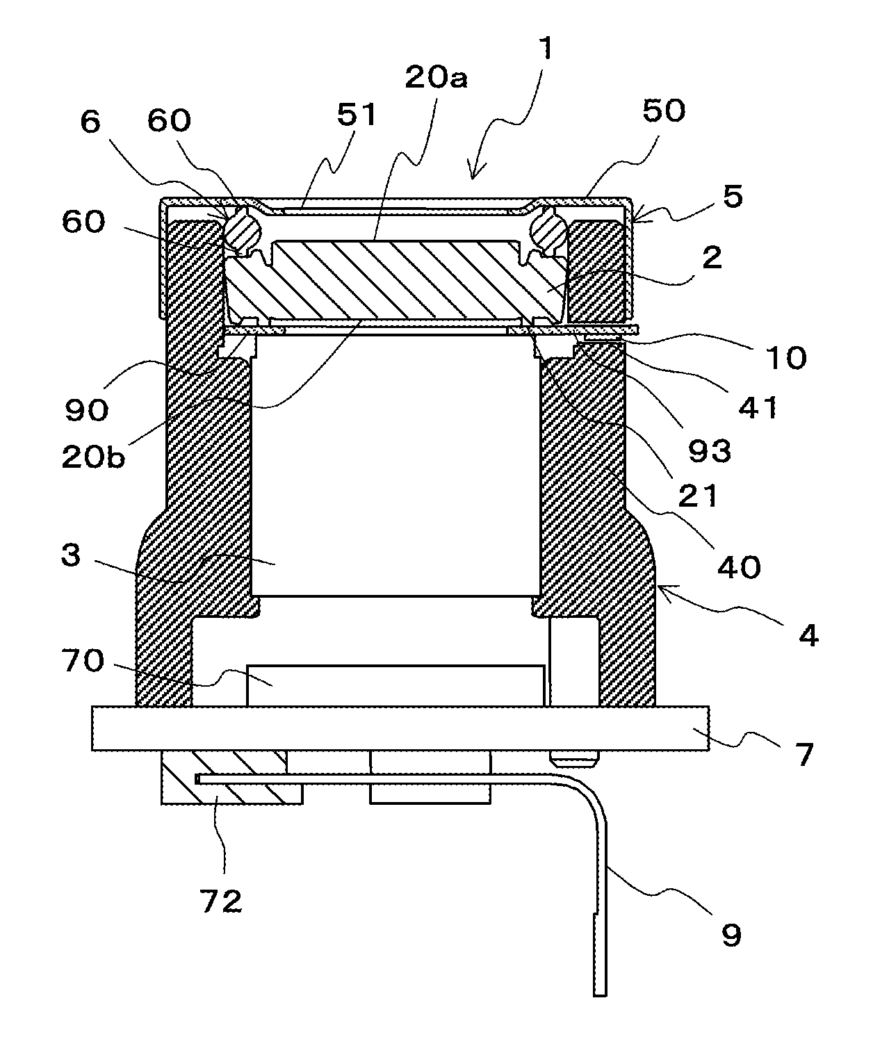 Optical assembly and optical-information-reading device
