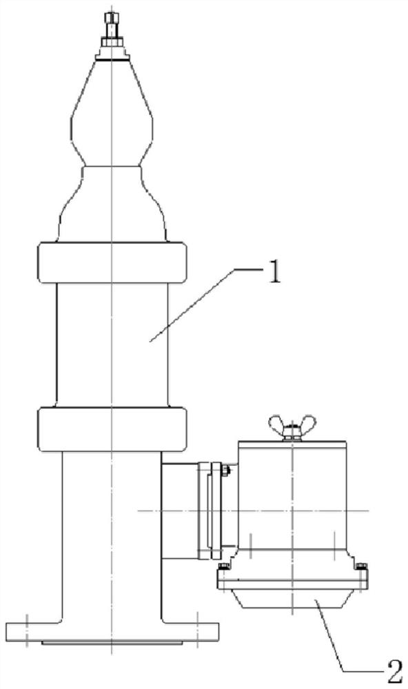 Jet fuel cabin high-speed ventilation valve and ventilation system for ship