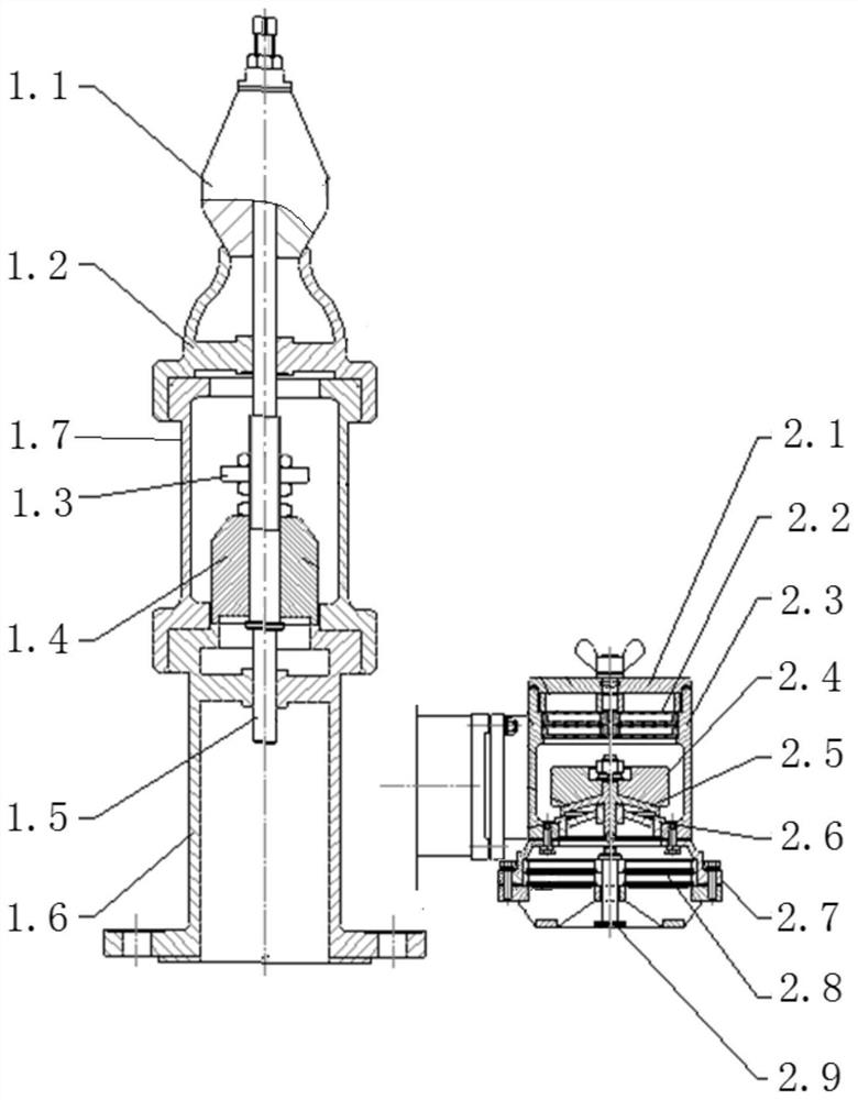 Jet fuel cabin high-speed ventilation valve and ventilation system for ship