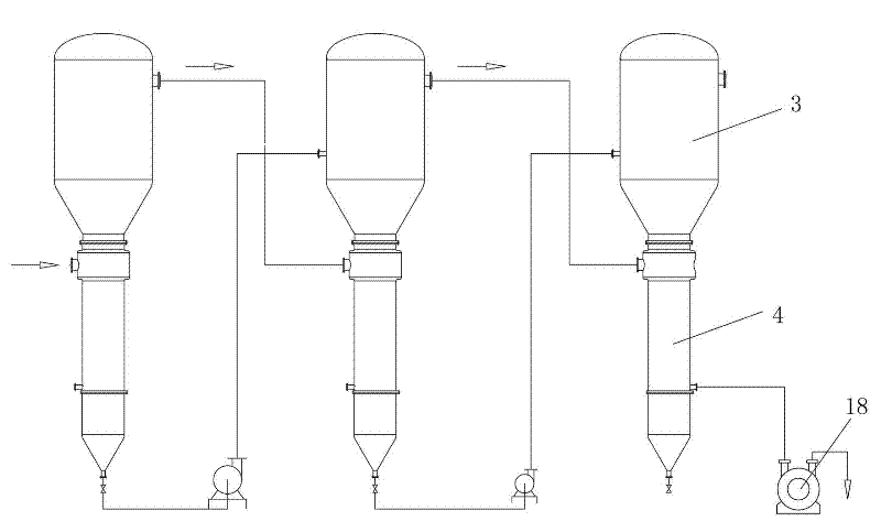 Evaporative vacuum drainer