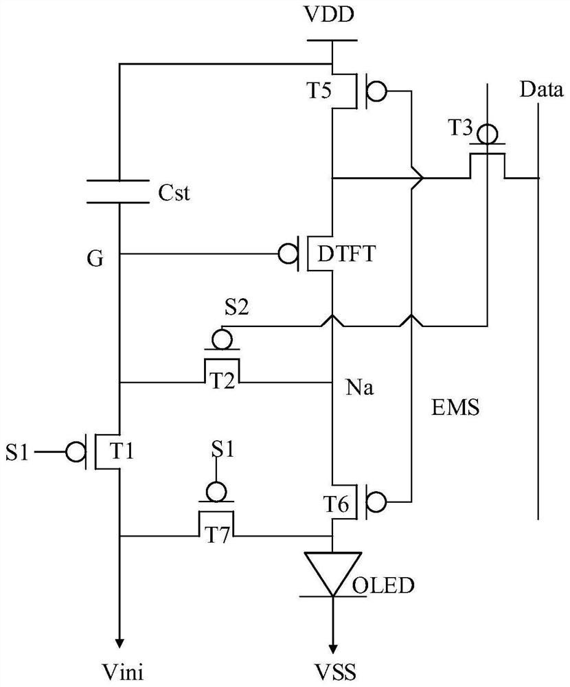 Pixel circuit, gate drive circuit and display panel