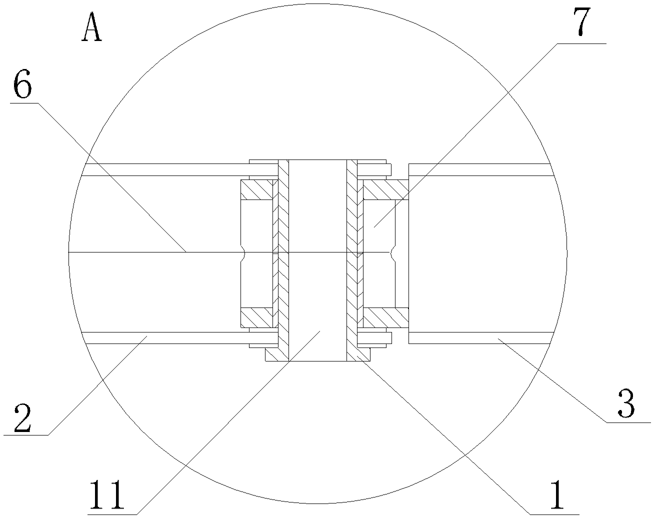 Arm support structure, arm support device and concrete pump truck