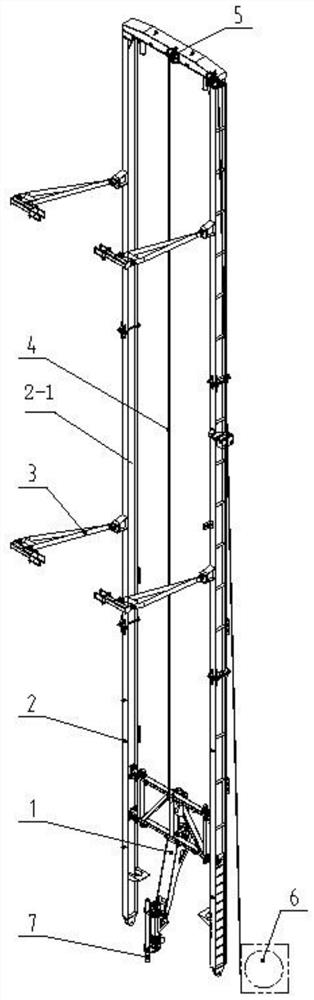 Oil drilling rig drill pipe hoist and drilling tool loading method thereof