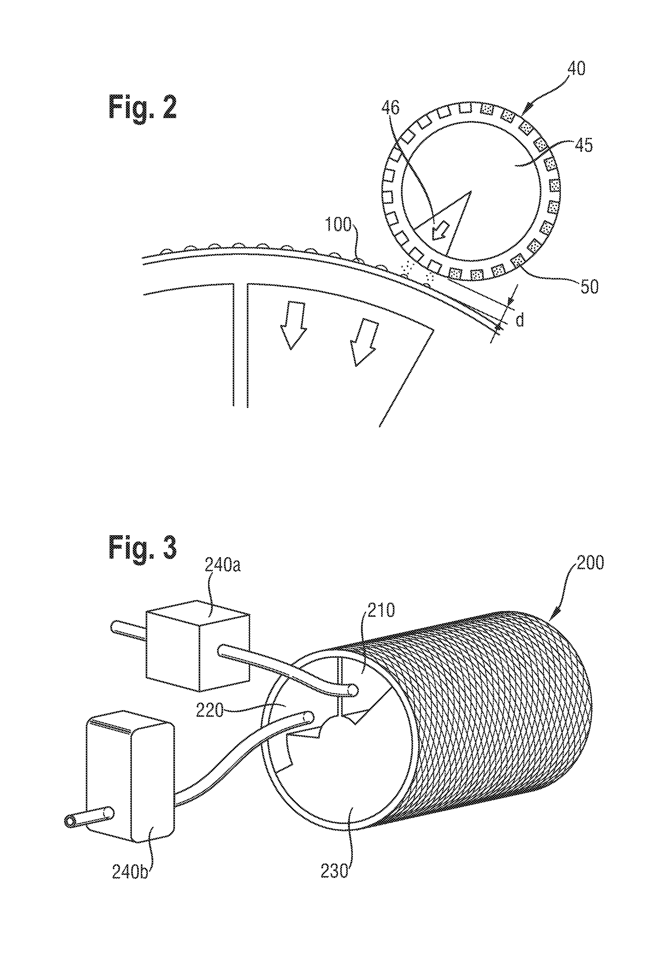 Apparatus and process for transferring substrate material and particulate material