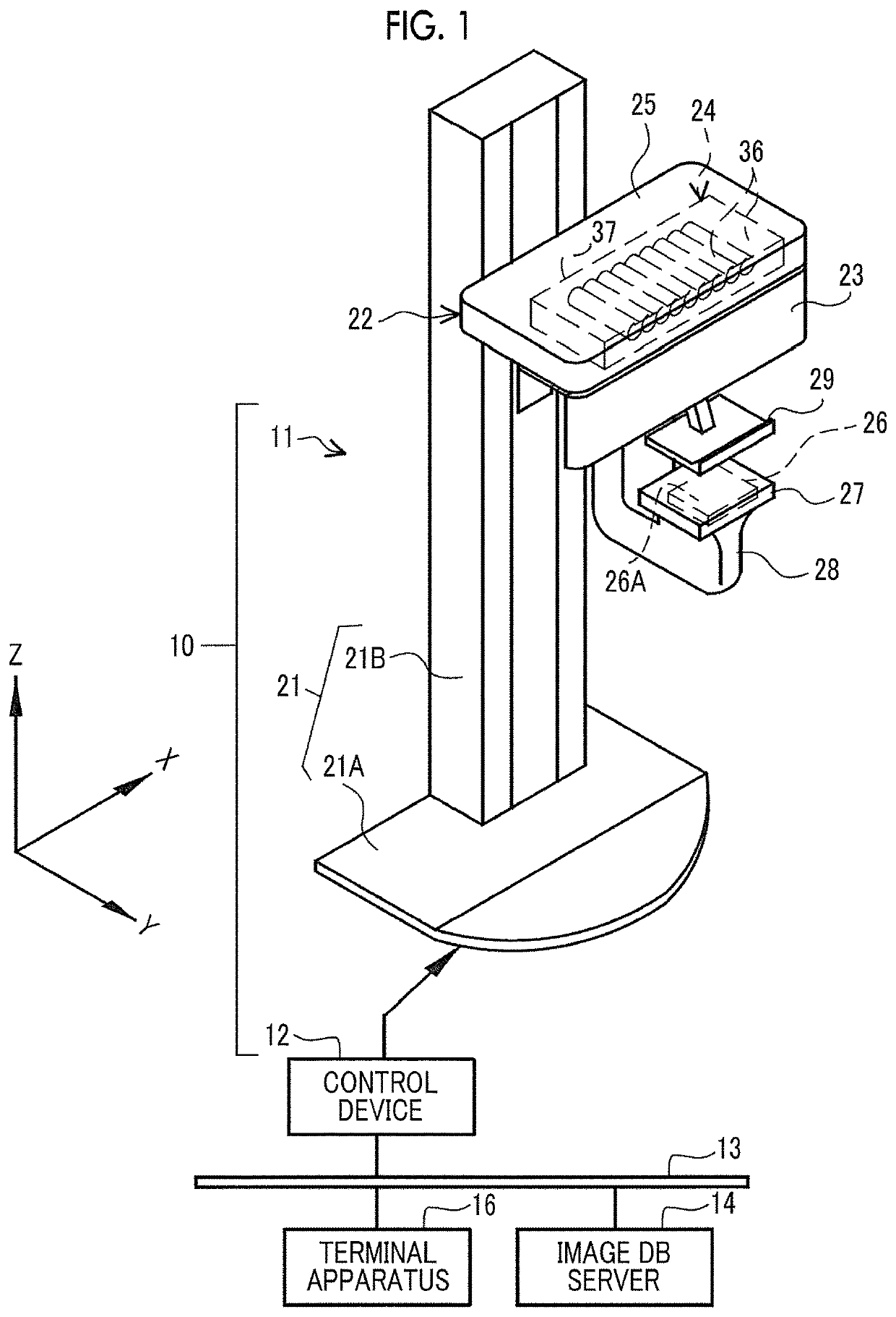 Tomosynthesis imaging apparatus and method for operating the same