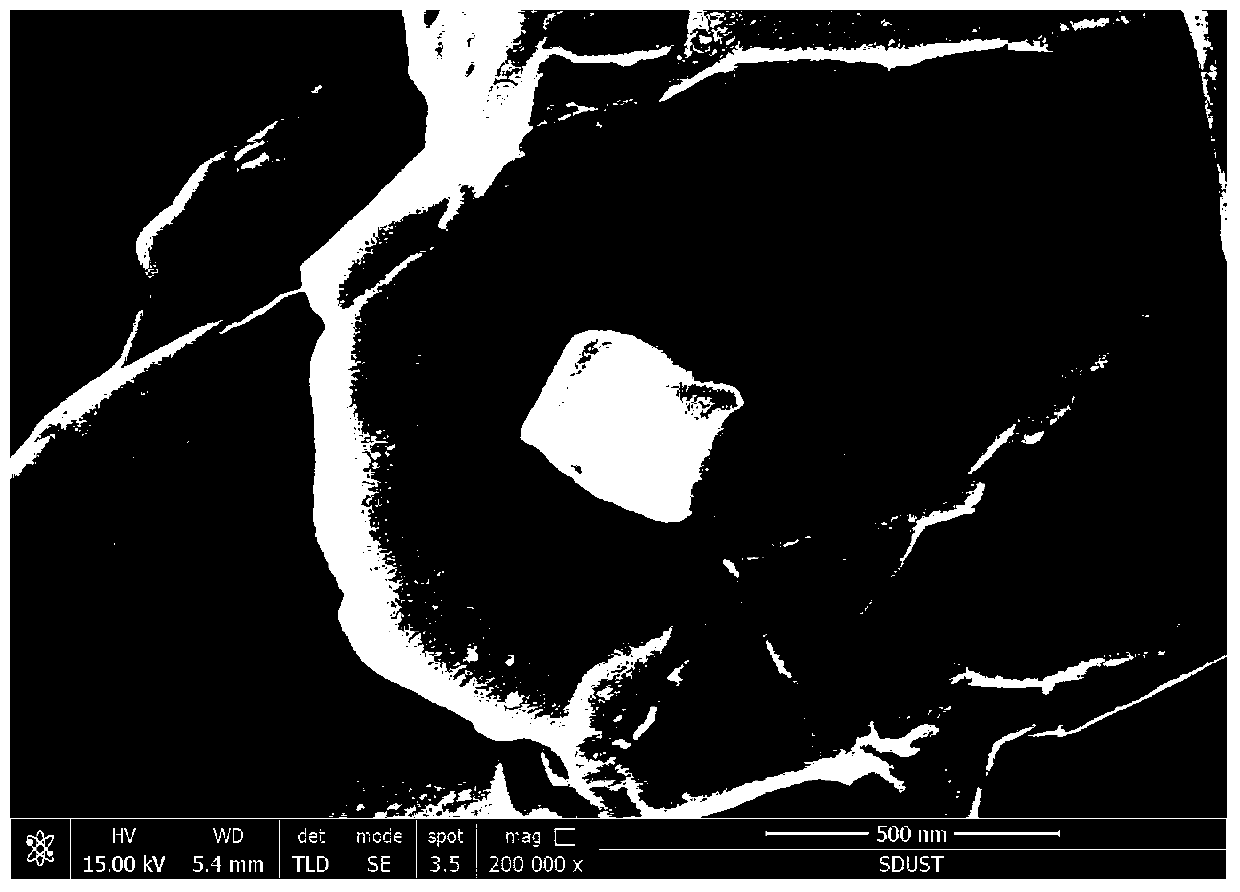 A kind of synthetic method of graphene in-situ nucleation lithium iron phosphate