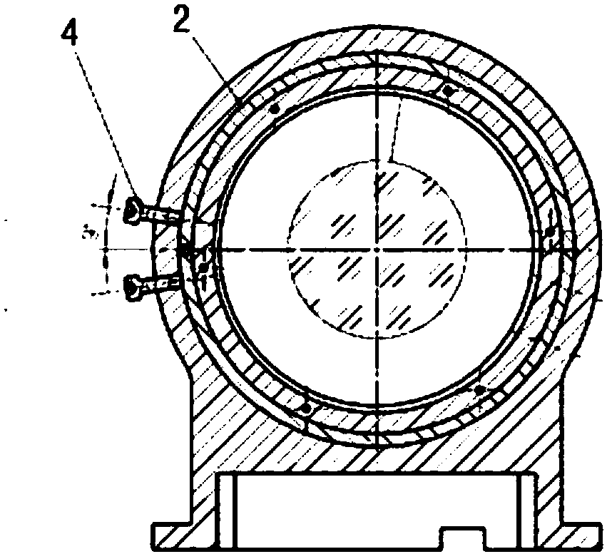 High-precision optical lens eccentricity adjusting structure and method