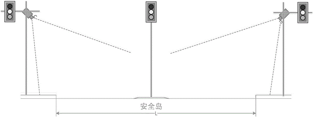 Induction type pedestrian street-crossing signal control method and system