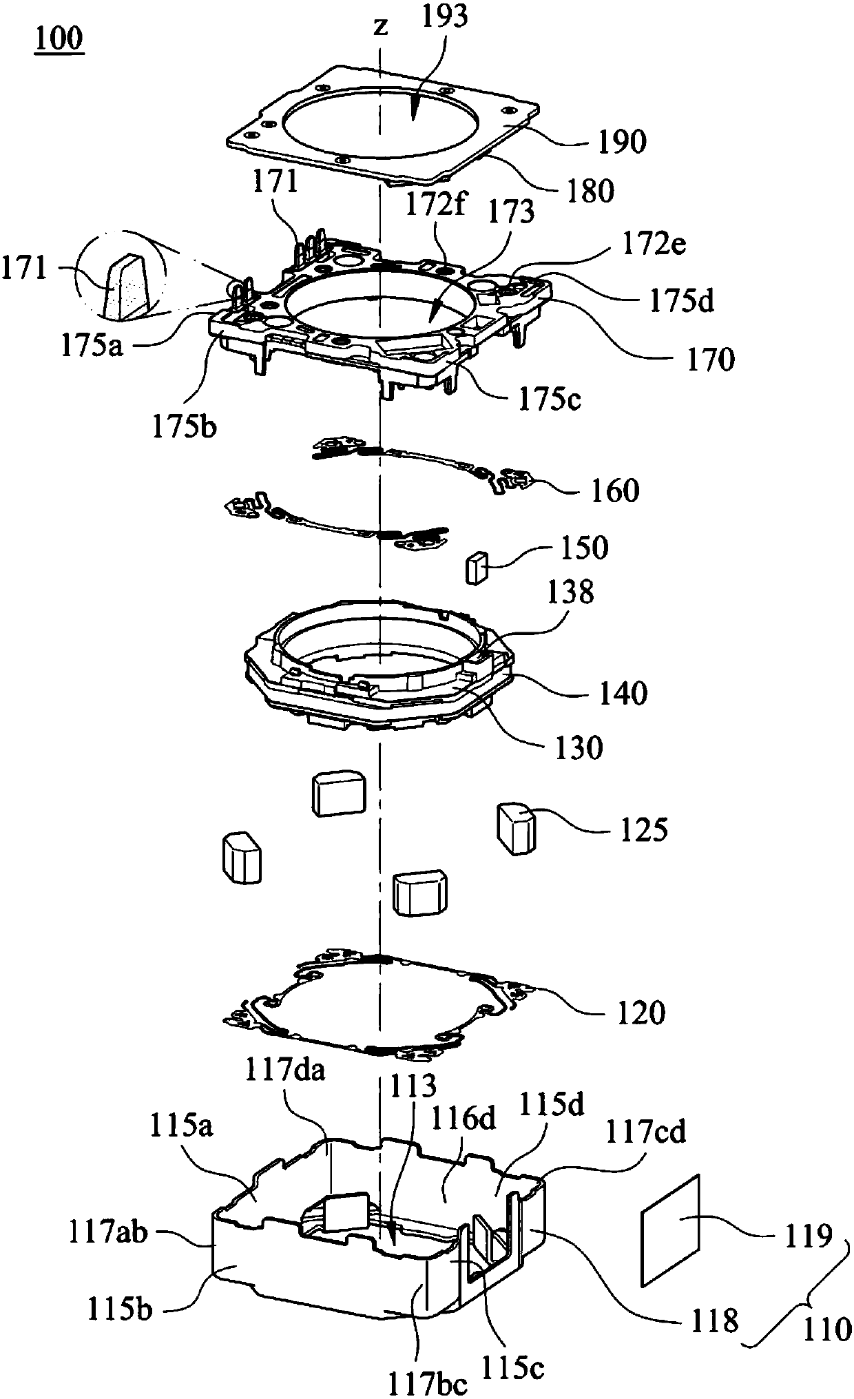 Lens driving apparatus, photographing module and electronic device