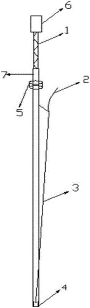 Submerged plant collection device and submerged plant collection method