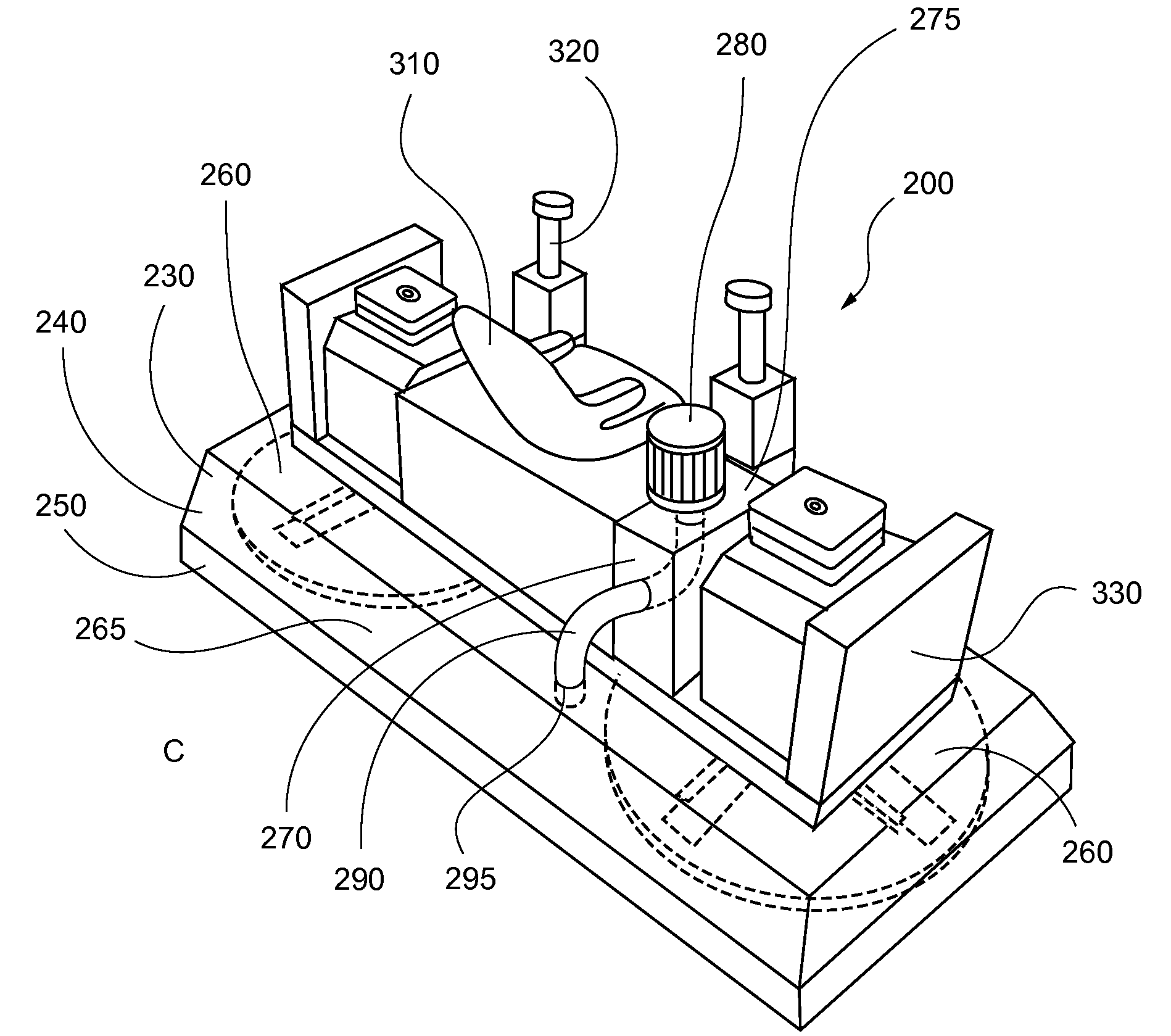 Apparatus and method for surface finishing cured concrete