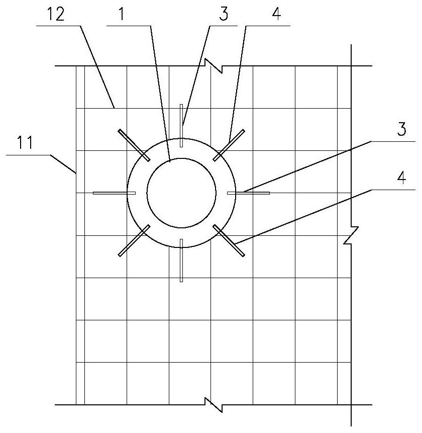 Construction method of integrated prefabricated drainage structure for bridge