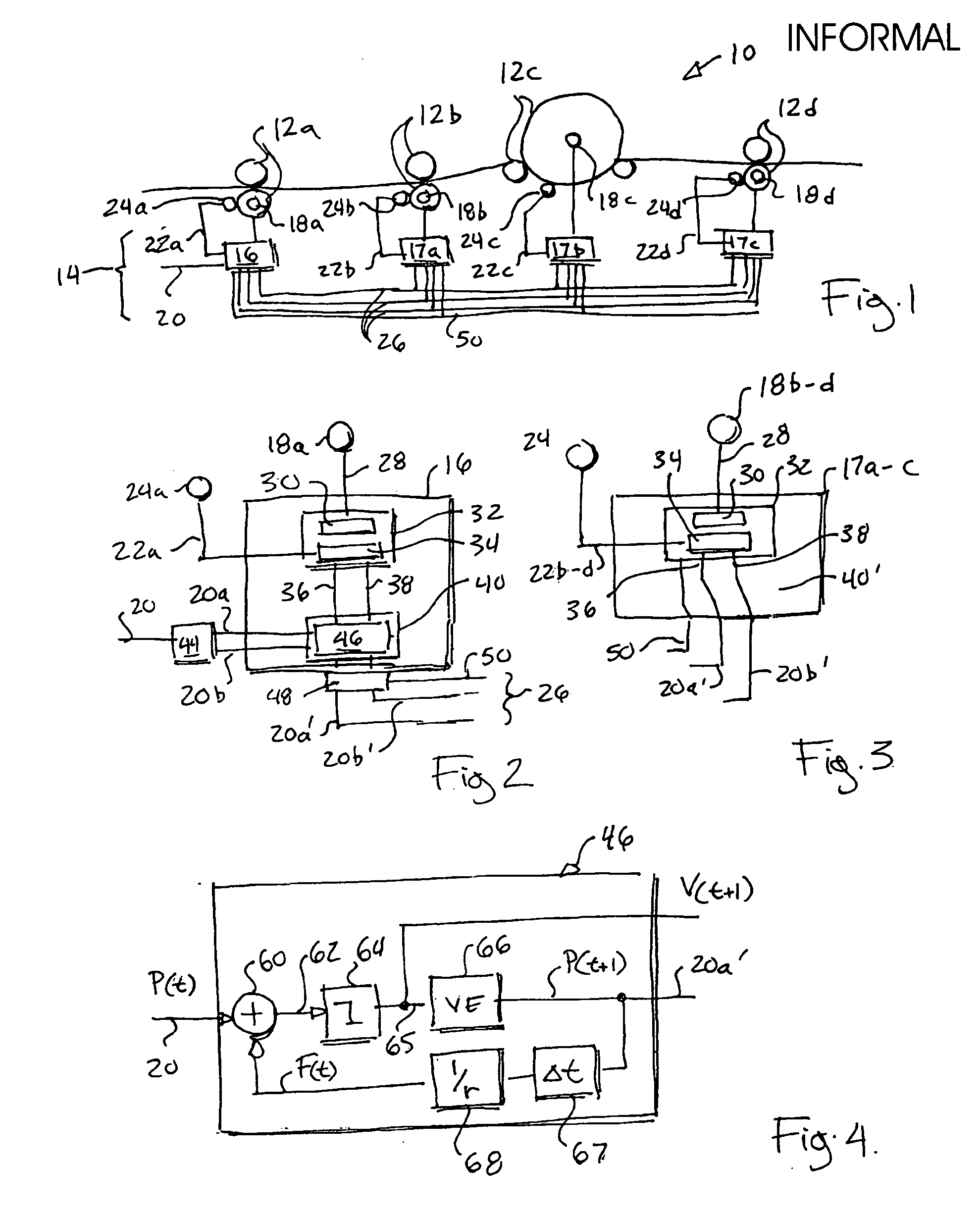 Electronic line shaft with phased lock loop filtering and predicting