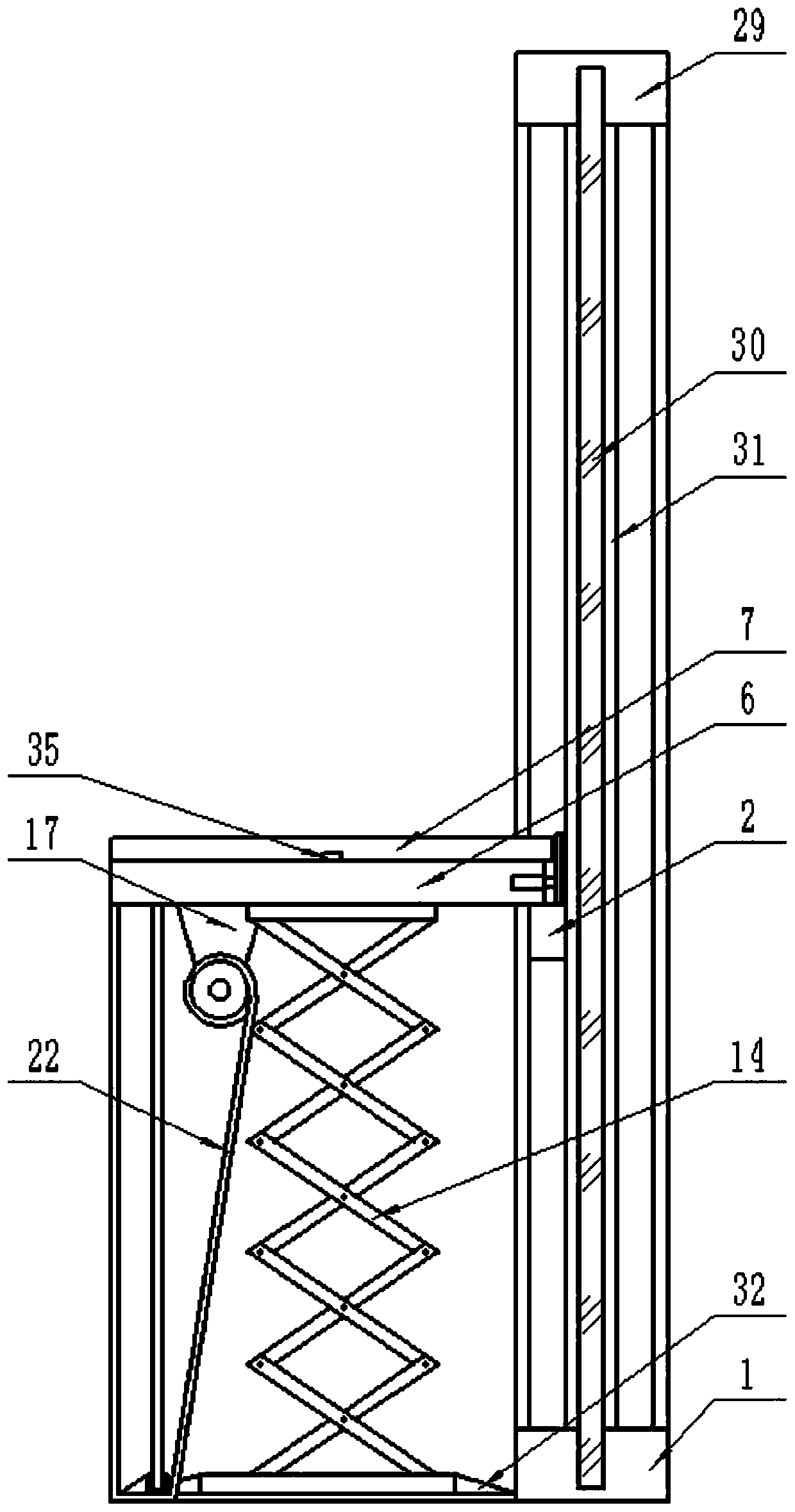 Automated window device capable of being retracted and extended