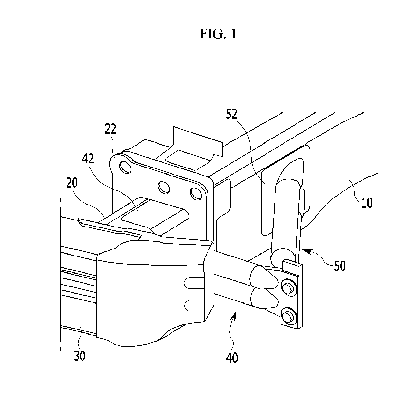 Vehicle body reinforcing structure for coping with small overlap collision