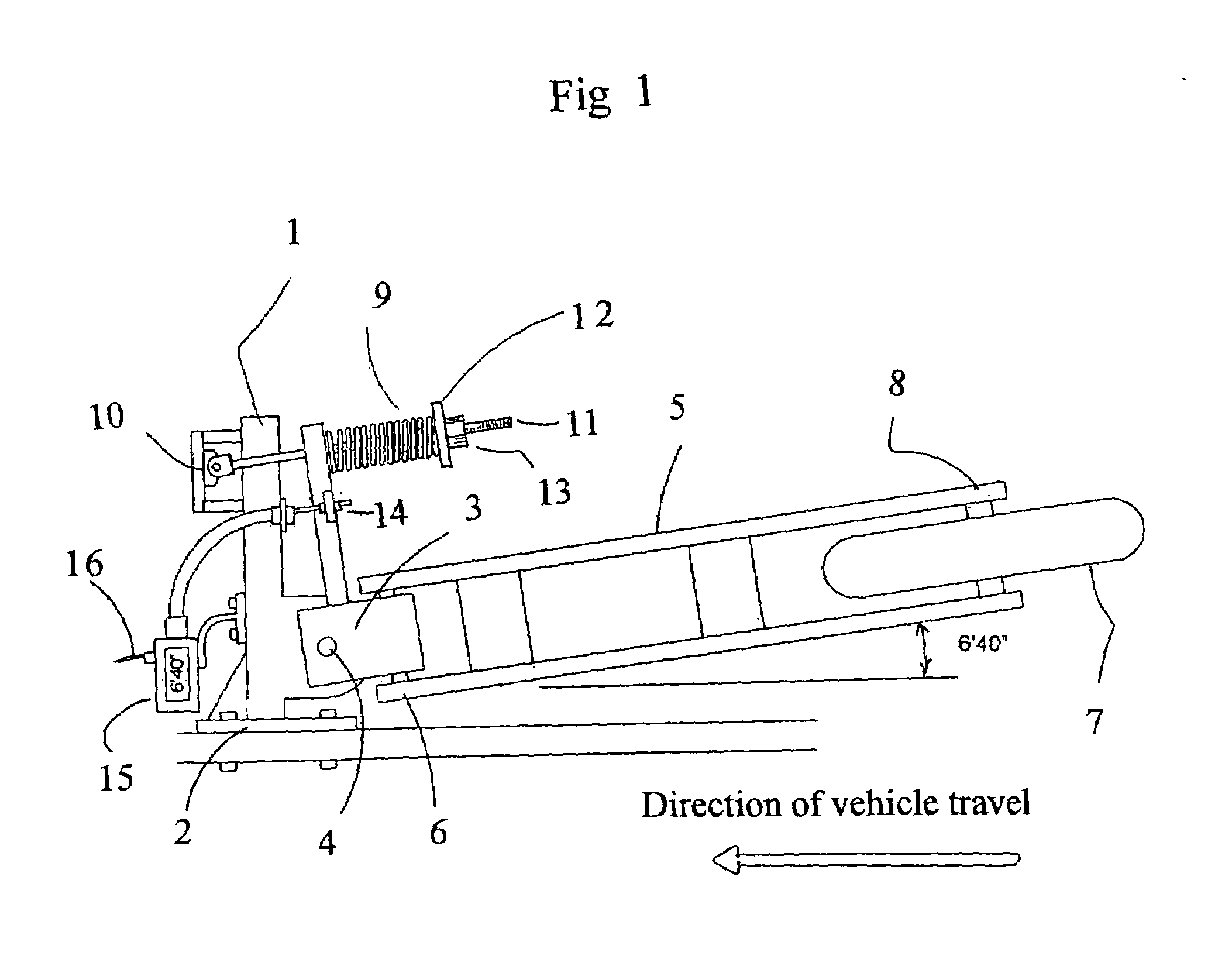 Apparatus for continuous measurement of road surface friction