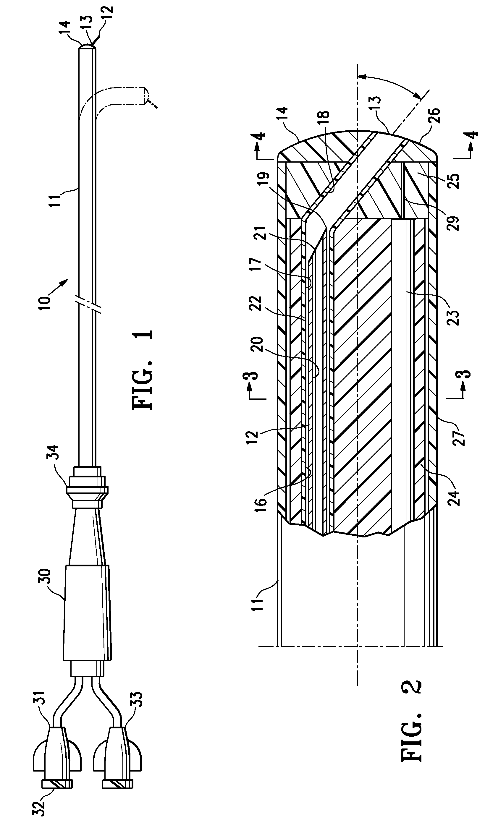 Needle catheter with an angled distal tip lumen